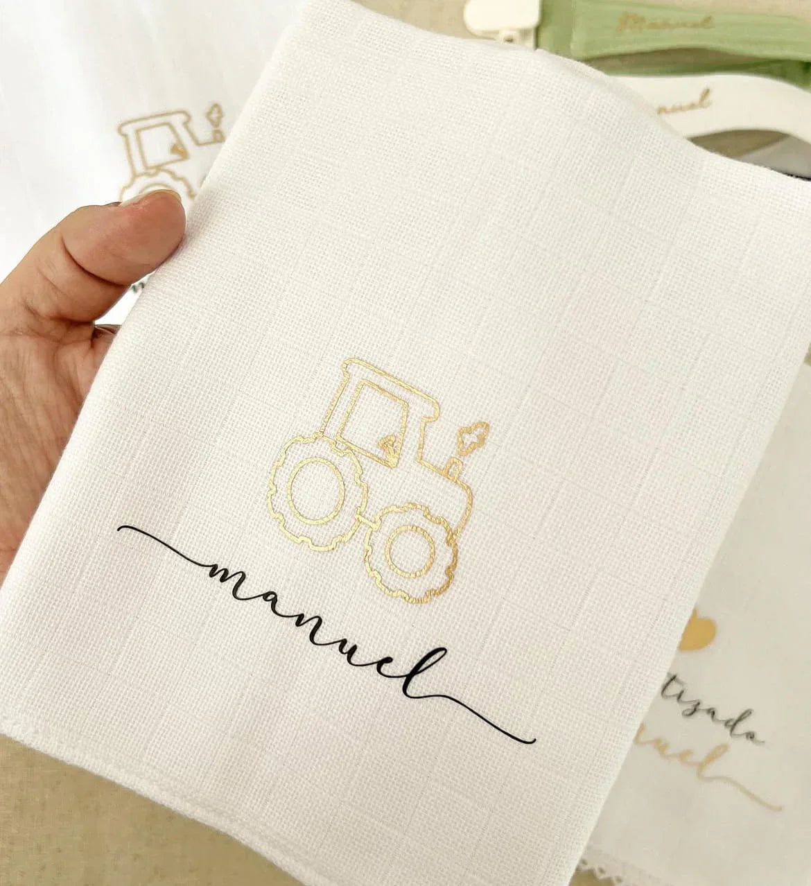 Kit de Fraldinha Completo e Personalizado 20 Peças | Nome do Bebê Personalizado